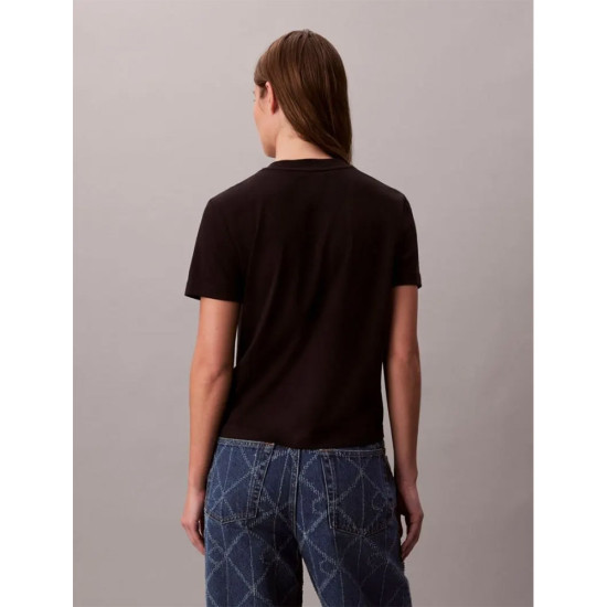Calvin Klein Γυναικεία κοντομάνικη μπλούζα Script  Logo Graphic Slim T-Shirt